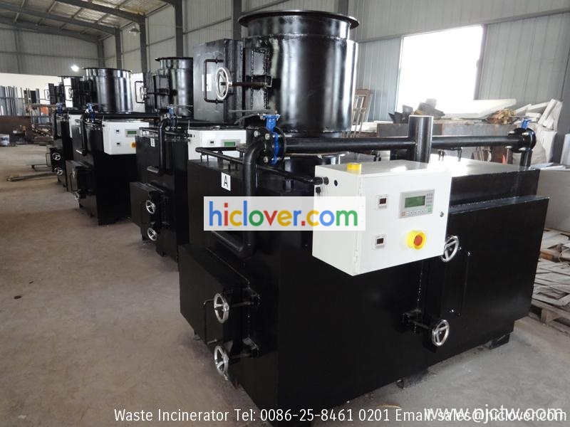 Controlled air medical waste incinerator designed for incineration of bio-medical waste