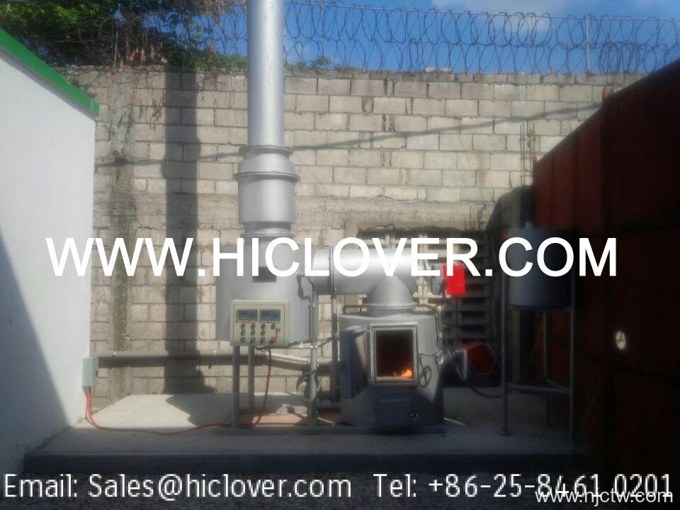 Average 10kgs per hour incinerator for small hospital