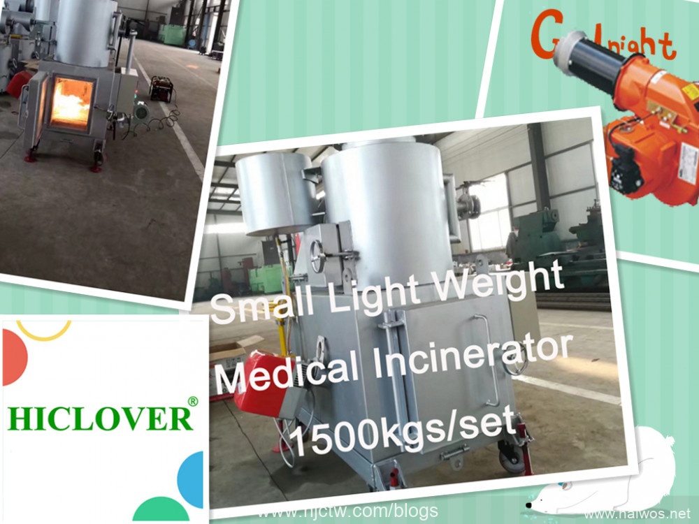 Tiny Lightweight Medical Burner 1500kgs per collection