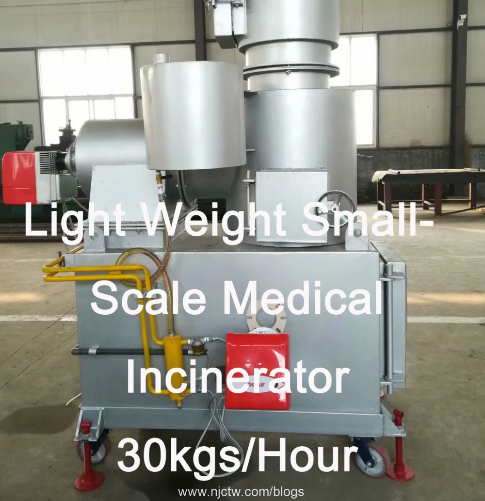 Incinerator Light Shipping Weight Small-Scale Hospital Medical, Containerized Mobile Incinerator Optional