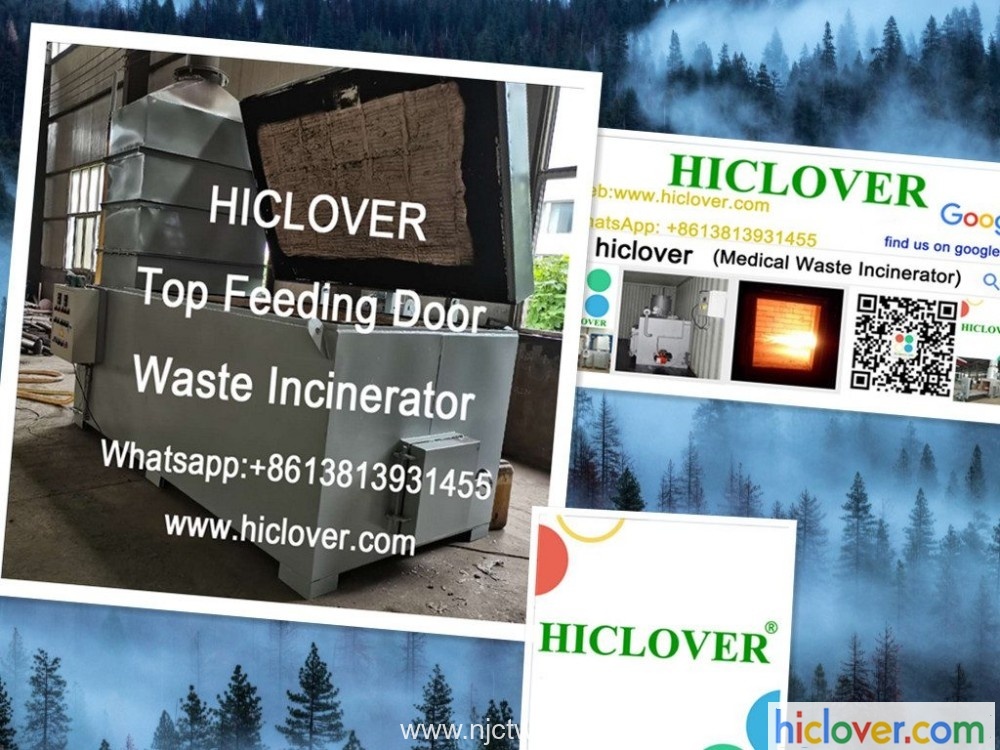 HICLOVER Top Feeding Door Waste Incinerators▲▲▲Large Feeding Door▲▲▲Better for Animal Waste Cremation▲▲▲HICLOVER Brand Section***Primary Combustion