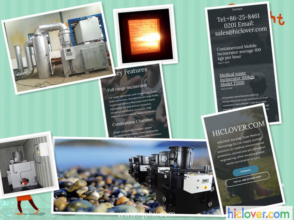 Clinical Waste ncinerators for Health center 10-500kgs per hr