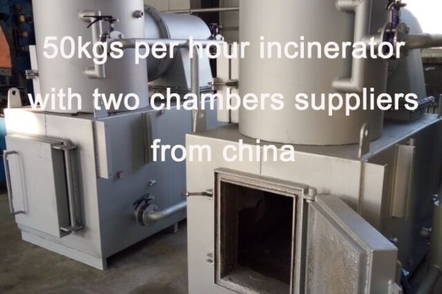 50kgs per hour burner with 2 chambers vendors from china