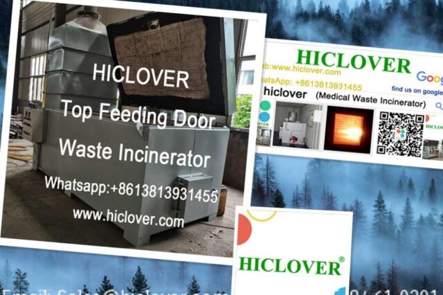 Top Feeding Door Solid Waste Incinerators HICLOVER