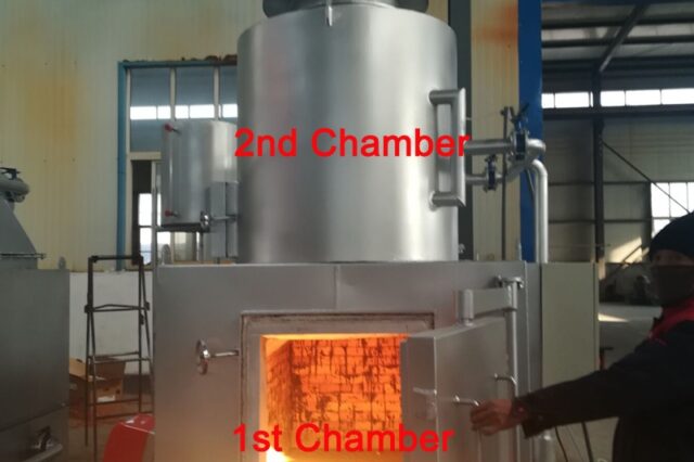 hiclover incinerator 100-150kgs per hour