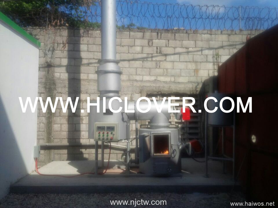 Ordinary 10kgs per hr burner for small healthcare facility