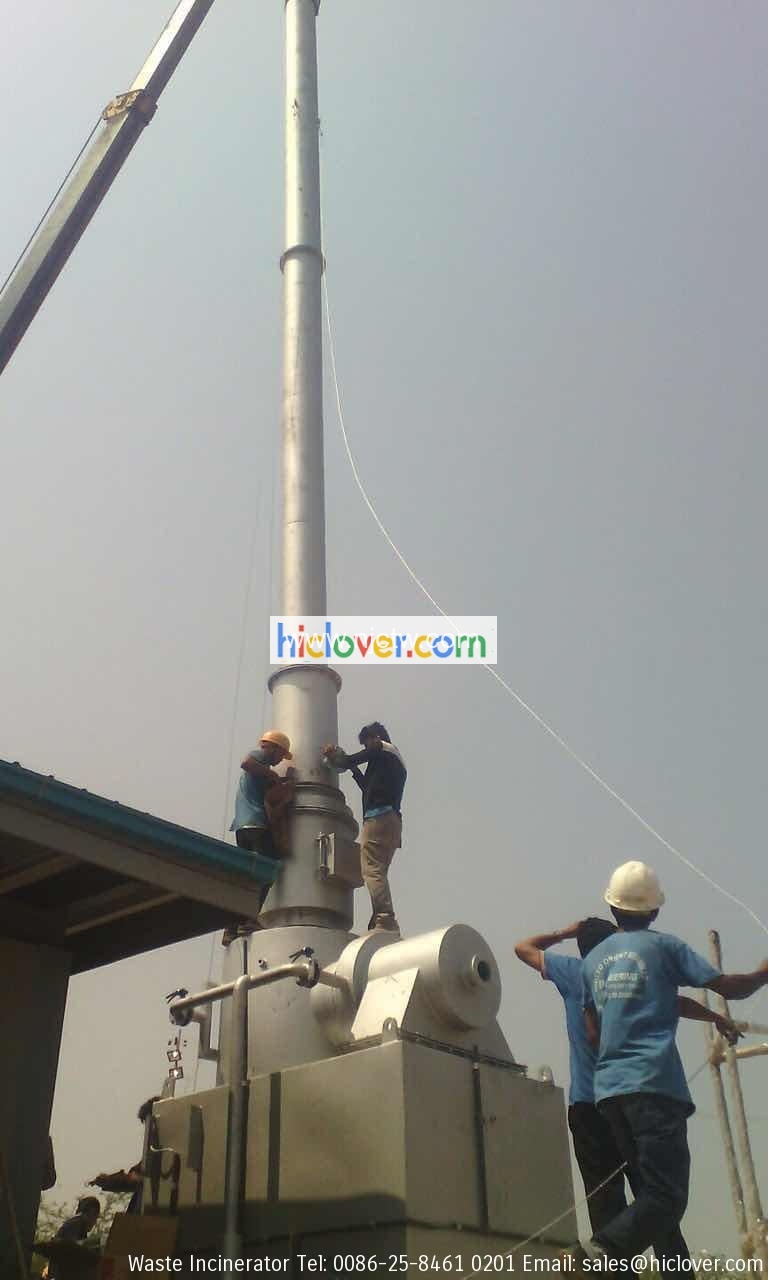 incinerator installation demo